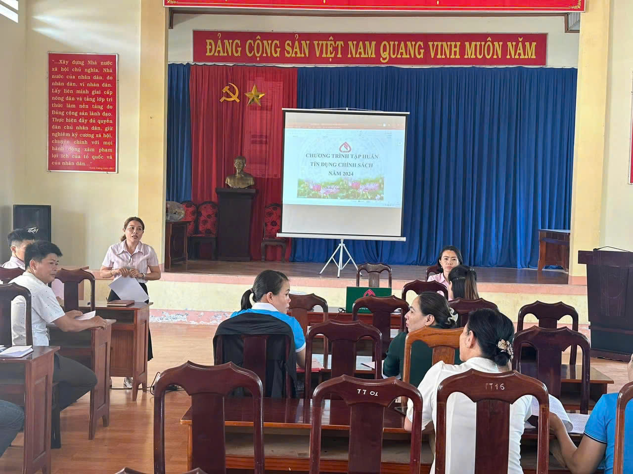 Buổi tập huấn tín dụng chính sách năm 2024